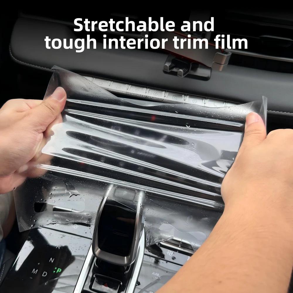 For Changan UNI K 2024 2023 2022 Transparent TPU Car Gear Panel GPS Center Control Protection Sticker Interior Film Accessories