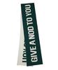 NODU Lettering Scarf [Green]