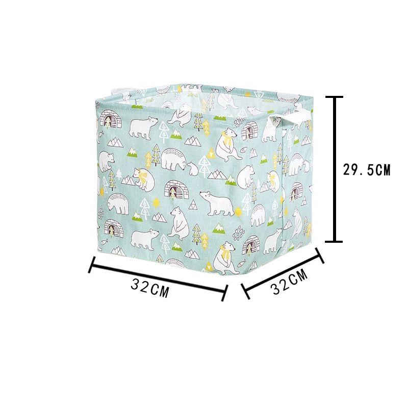 Foldable Laundry and Toy Storage Basket