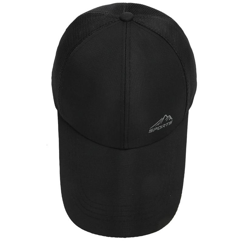 Summer Men's Baseball Cap Breathable Sunshade Sunscreen Cap Sports Net Cap