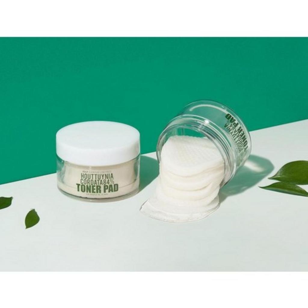 DERMA FACTORY EDLP Heartleaf 84% Toner Pad 150ml 30 Pads