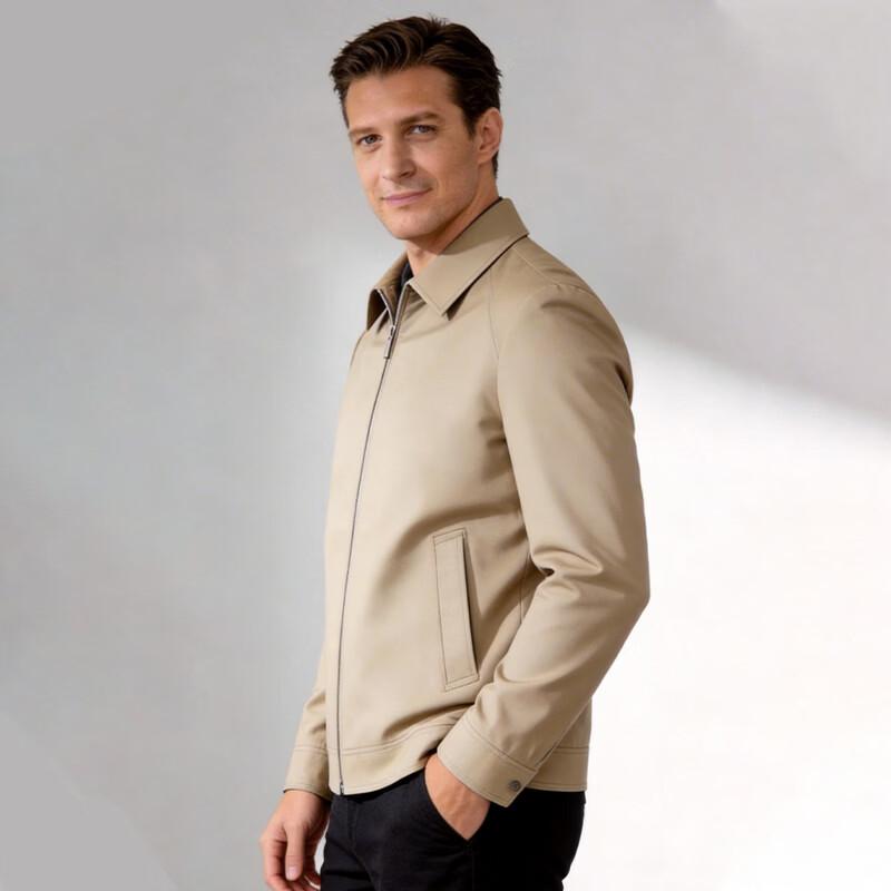 ROMON Men's Business Casual Lapel Jacket
