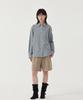 COVERNAT WOMAN Belted Bermuda Shorts Khaki Beige