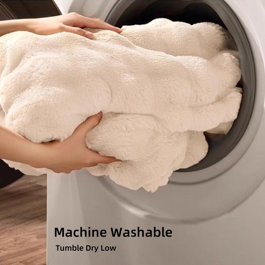 Thicken Warm Imitation Rabbit Fur Plush Sofa Cover Non-slip Soft Sofa Towel Couch Cushion For Living Room Modern Home Decor