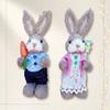 Easter Bunny Decorative Figurine Holiday Tabletop Home Decor