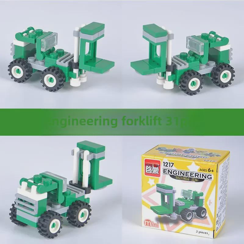 DIY Children's Building Blocks: Military, Construction, Aircraft & Fire Truck Set