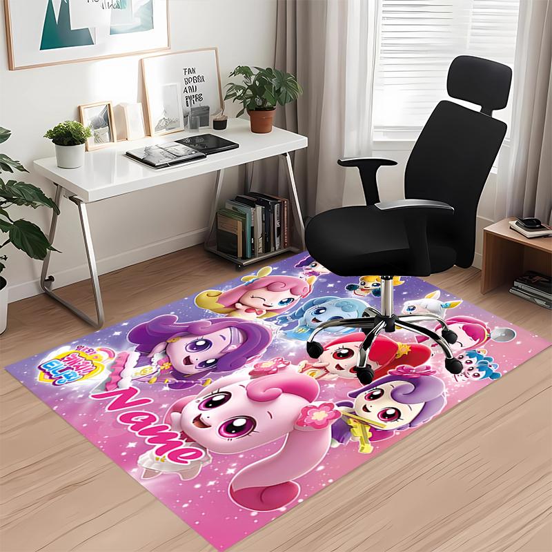 Custom Name Twinkle Catch Teenieping Printed Carpet, for Office Chair Living Room Bedroom Kitchen Room Decor Gifts.
