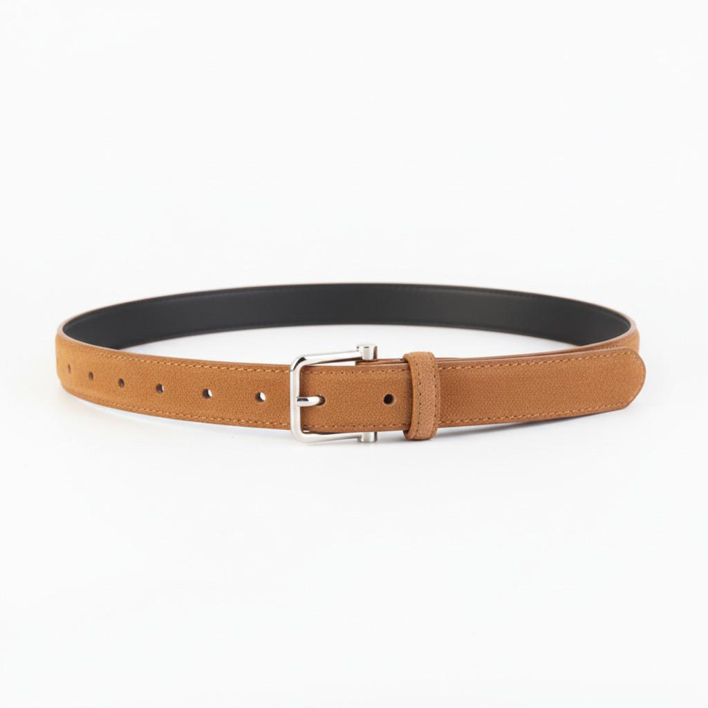 Classic Leather Womens Belt With Alloy Buckle For Casual And Office Wear