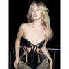 # Sisjuly# Deadly Temptation Retro Vibe Niche Style Deconstruct Split Sexy Sexy Silm Tube Top Tops Female