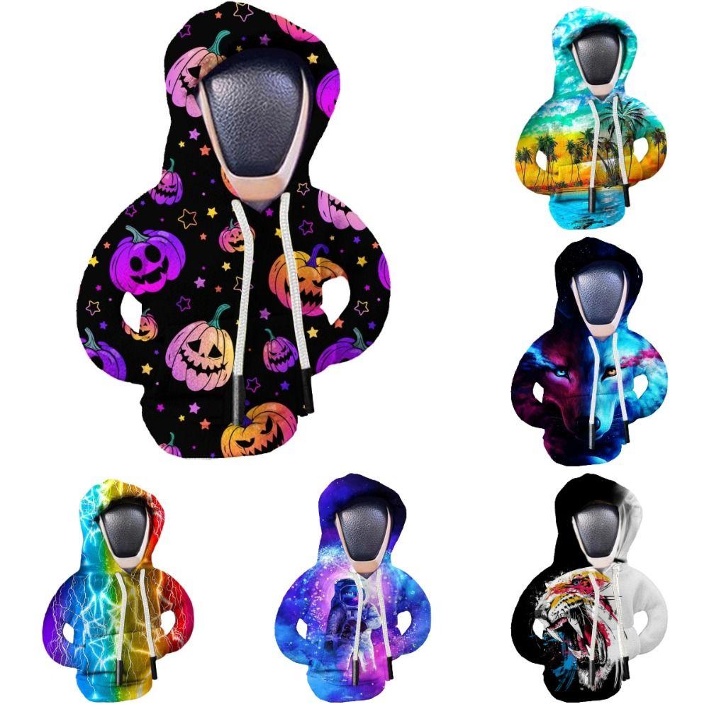 Car Interior Gear Shift Hoodie Cover Soft Shift Cover New Design Knob Hoodie Sweatshirt