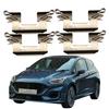 4 Stuks Voorste Remblok Montagekit Shims BPF1772A Voorste Achterste Remblok Montagekit Auto Rem Montagekit voor Ford Fiesta MK7 08-17