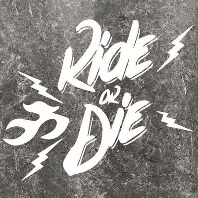 1 Stück Ride or Die Autoaufkleber Wasserdicht für Stoßstange Tür Kofferraum Fenster Heckscheibe Sonnenschutz Langlebige Karosserie Vinyl Aufkleber