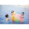 60cm Rainbow Inflatable Beach Ball - Extra Large Colorful Toy for Kids, Pool, Lawn, and Outdoor Games