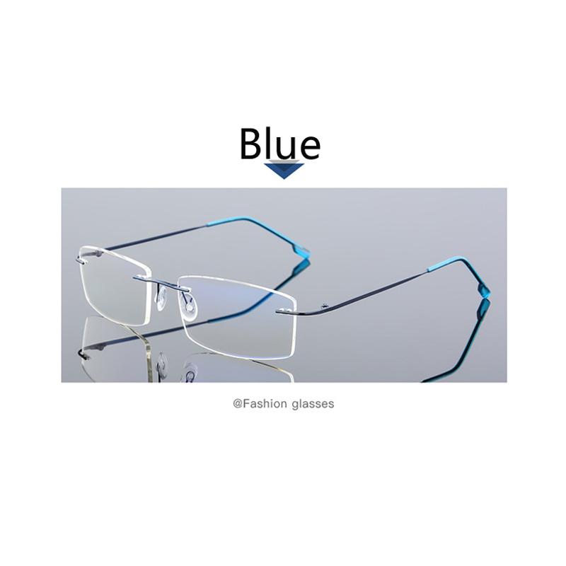 

Сверхлегкое покрытие Безободковые очки для близорукости -1.0 -1.5 -2.0 до -5.0 Безободковые Сверхлегкие из нержавеющей стали Очки для дальнозоркости +1.0 +2.0 +4.0 0