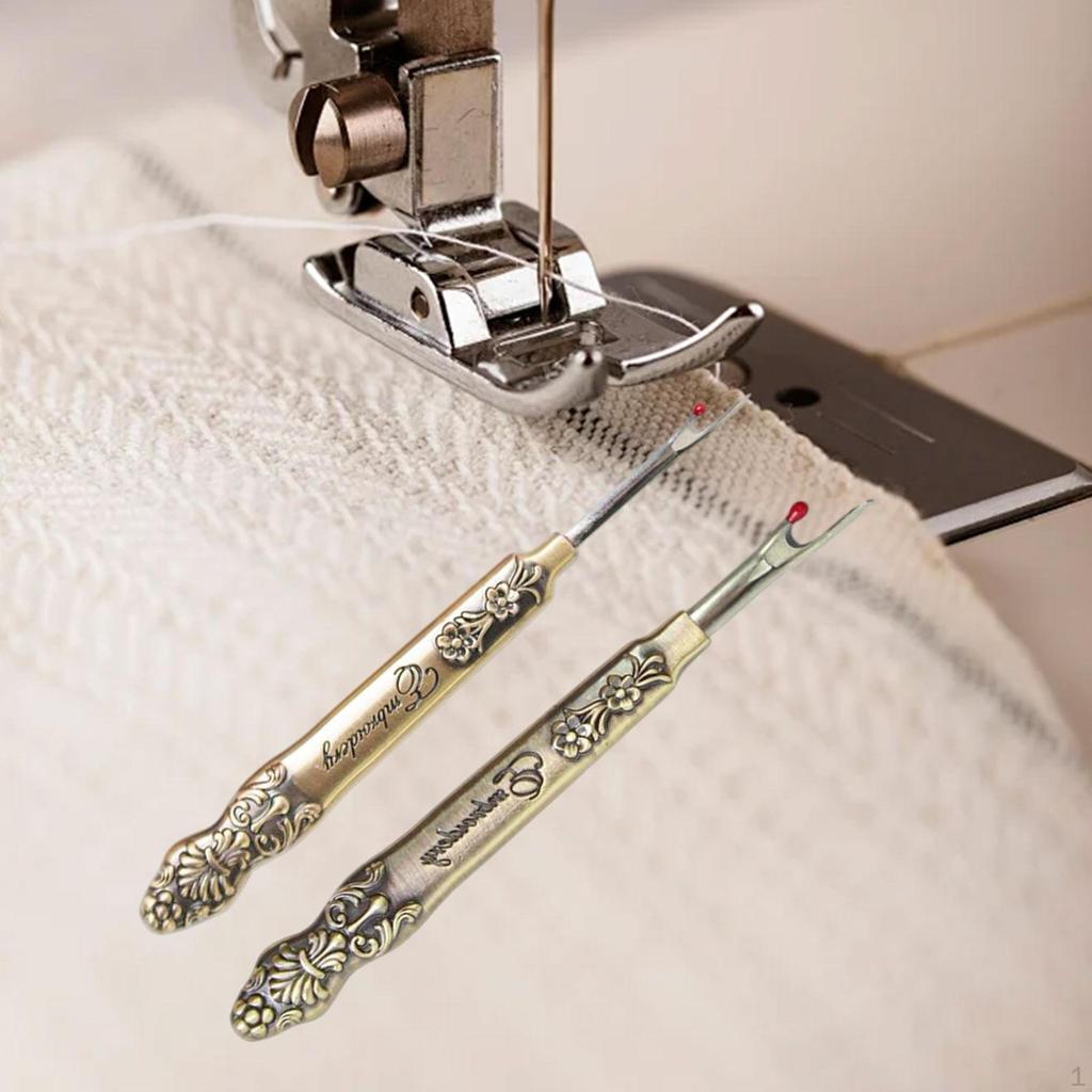 Sewing Stitch Ripper Engraved Seam Set Portable Handcrafts Embroidery Tools Thread Remover
