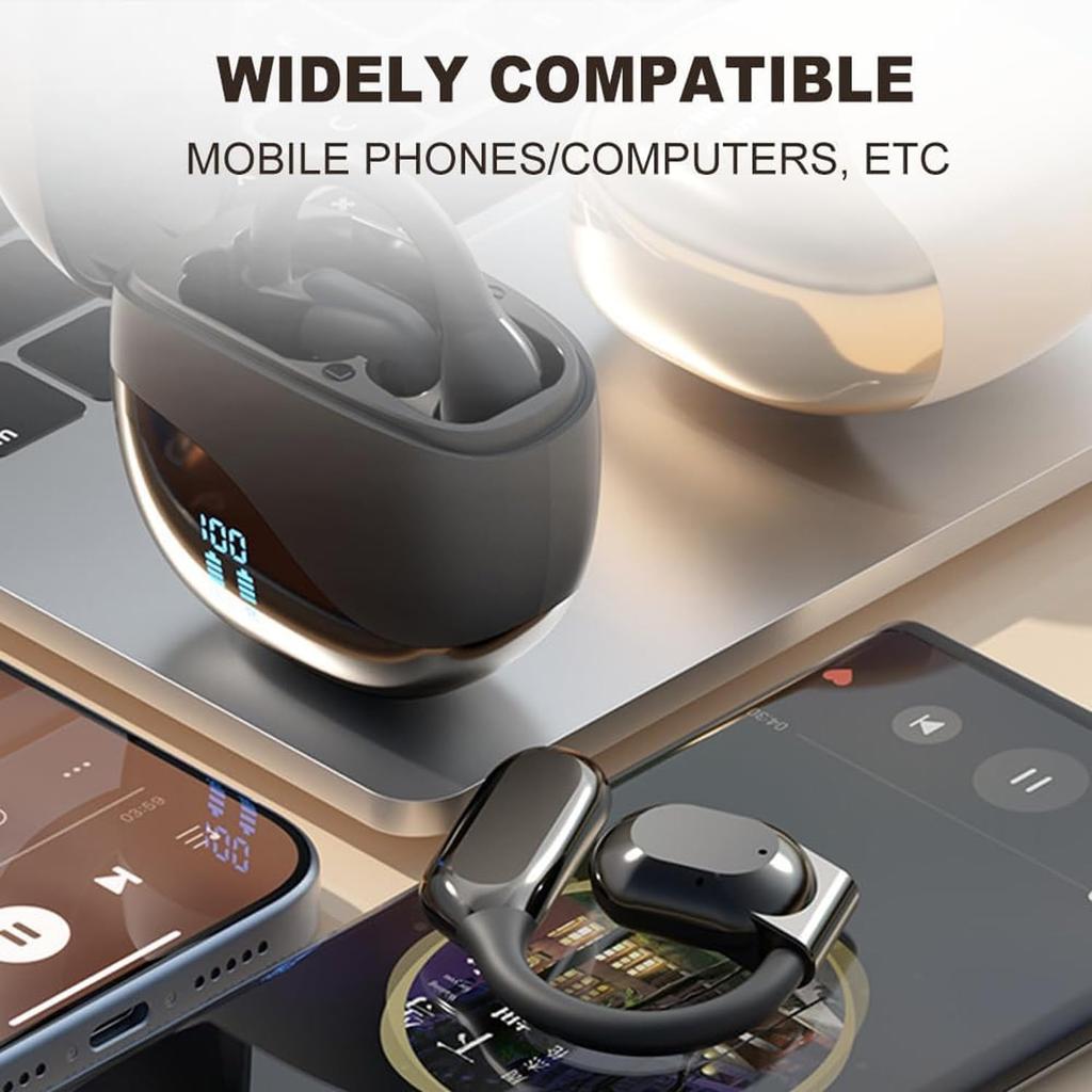 Ai Translating Earbuds, Two Way Translator Ear Buds Device in Real Time for iOS & Android, Wireless Bluetooth 144 Languages Translation Pods Over-Ear