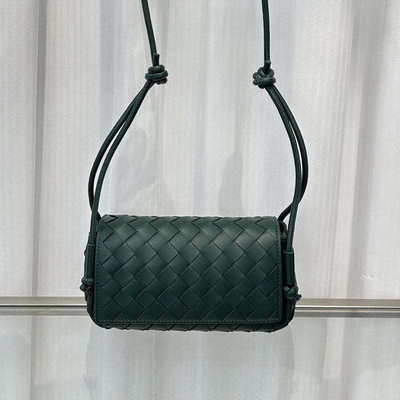 New Cowhide Leather Woven Bag Small Square Bag Pillow Bag Tote Bag Shoulder Messenger Bag Handbag Women's Bag