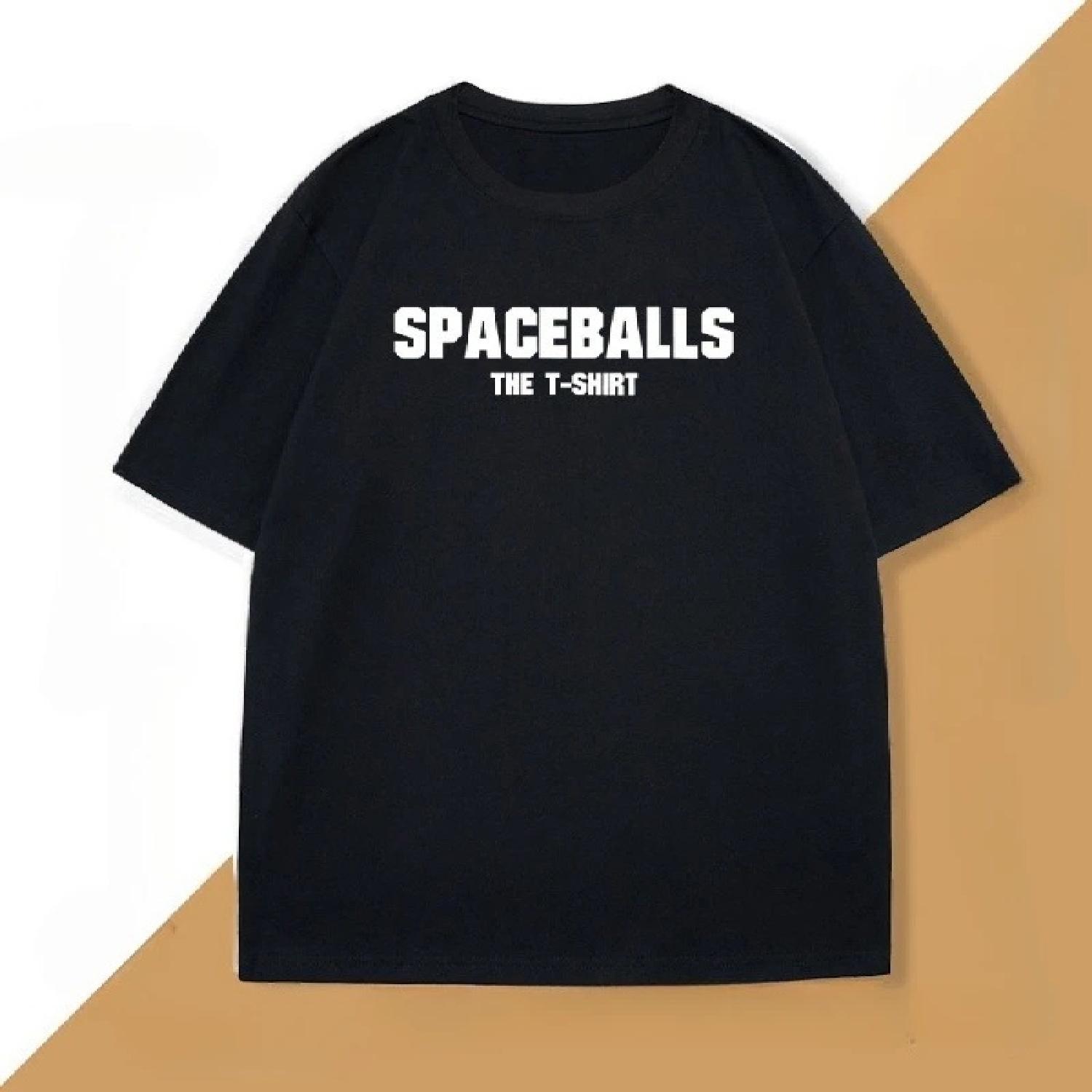 

Футболка Spaceballs Мужская Повседневная Мода Принт Буквы Футболка Саркастическая Надпись Футболка Юмор Смешная Уличная Одежда Топы Одежда S чёрный