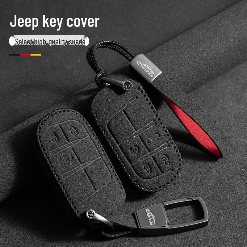 Metak Key Cover Metal Key Cover with Buckle for JEEP Compass, Renegade, Cherokee, Grand ...