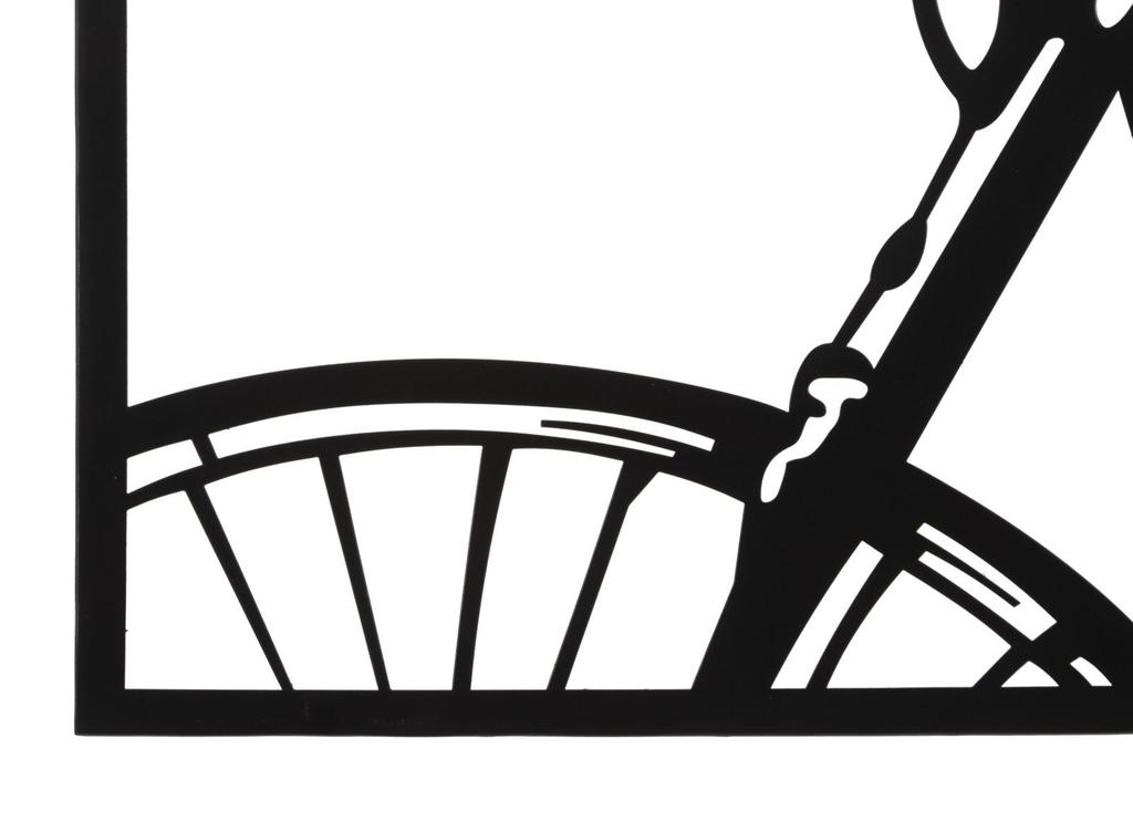 Wall Panel Bike Set 3 Pcs Cm 40X1,3X60 (Single PC Size)