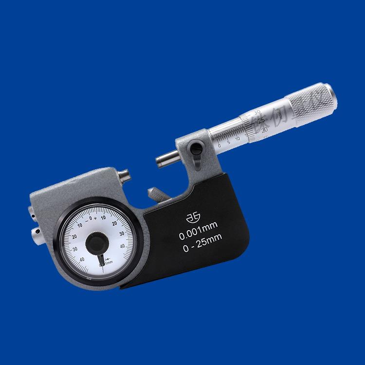Upper & Lower Limit Lever Micrometer 0-100mm: Quick Batch Measurement of Outer Diameters Model 0-25mm / Precision 0.001mm
