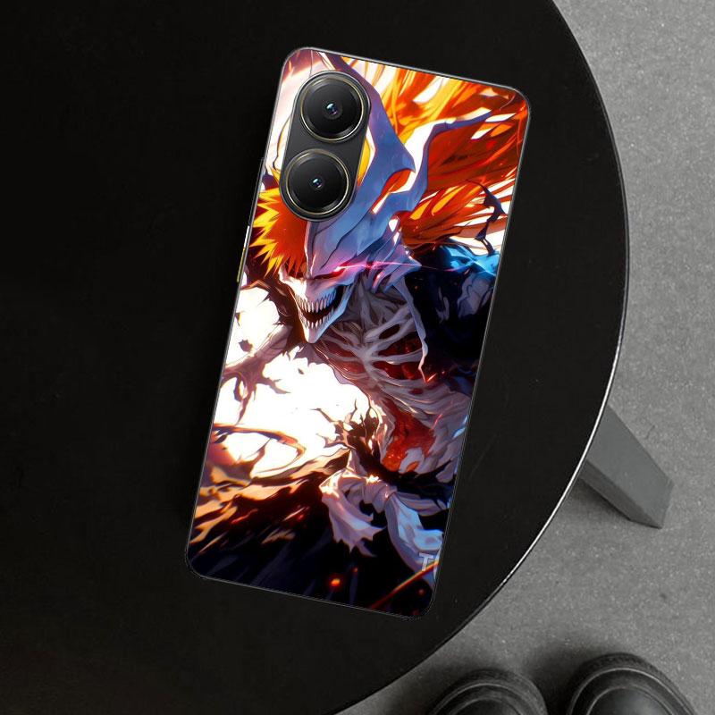 Kurosaki Ichigo Bleach Phone Case Cover for Xiaomi Poco X6 X5 X7 Pro F7 Ultra Redmi 15C 15 13C 13 12C 12 10C 10 10A 9C 9A 9T 9 C