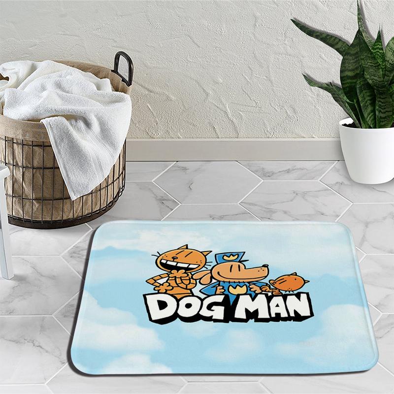 Dogman Area Rug Cartoon Carpet Rug for Living Room Anime Bedroom Sofa Doormat Decoration Kids Non-slip Floor Mat