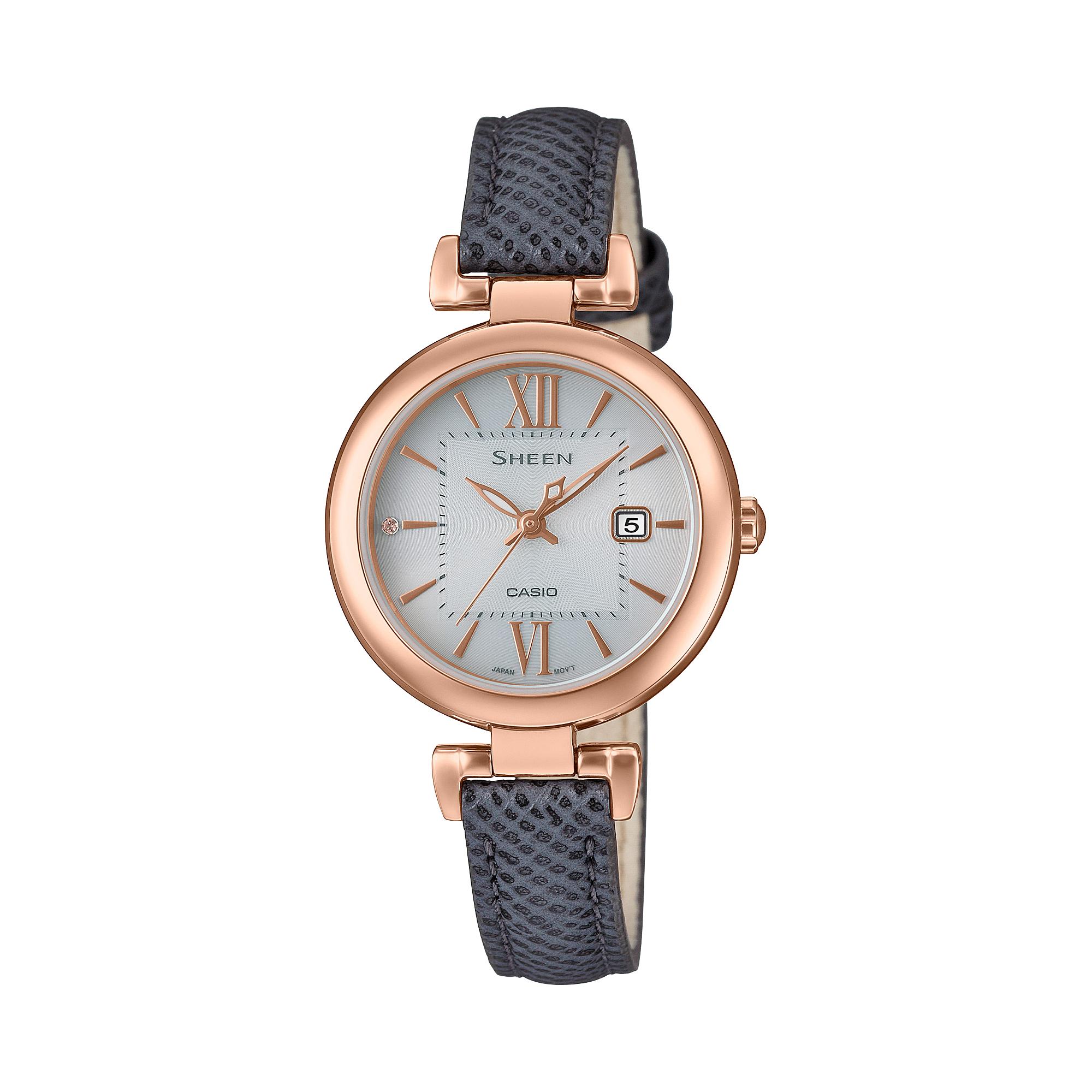 

Casio Men s Analog Quartz Watch SHS-4521PGL-7A белый