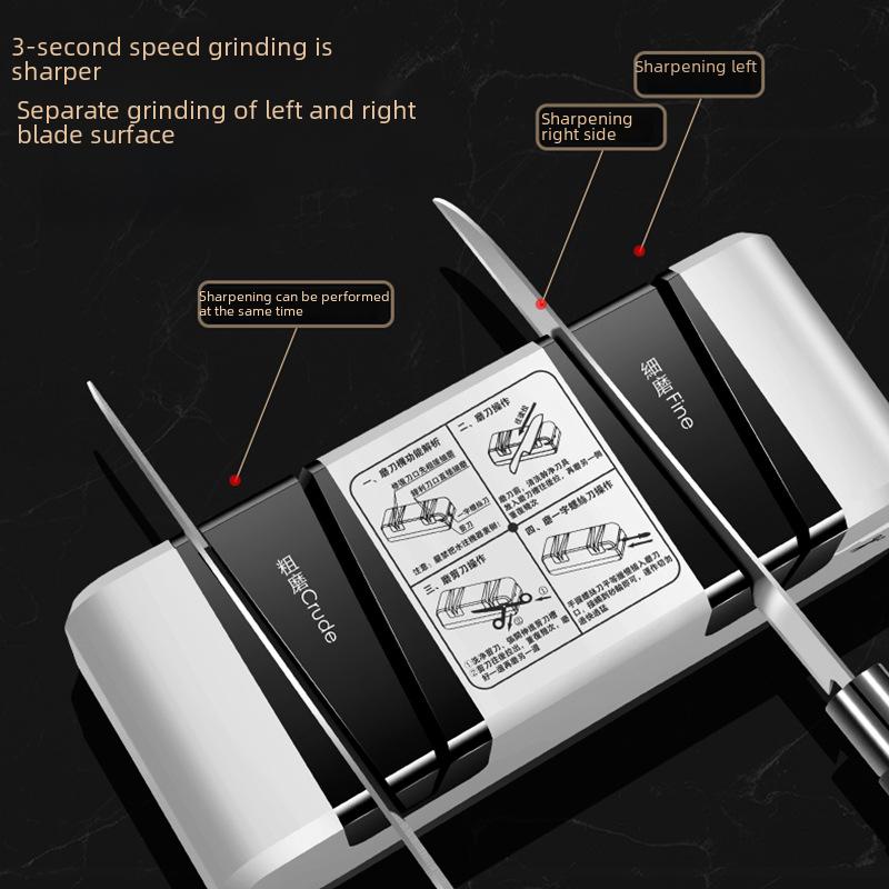 Automated Multi-Use Electric Knife Sharpener with Diamond and Jade Components