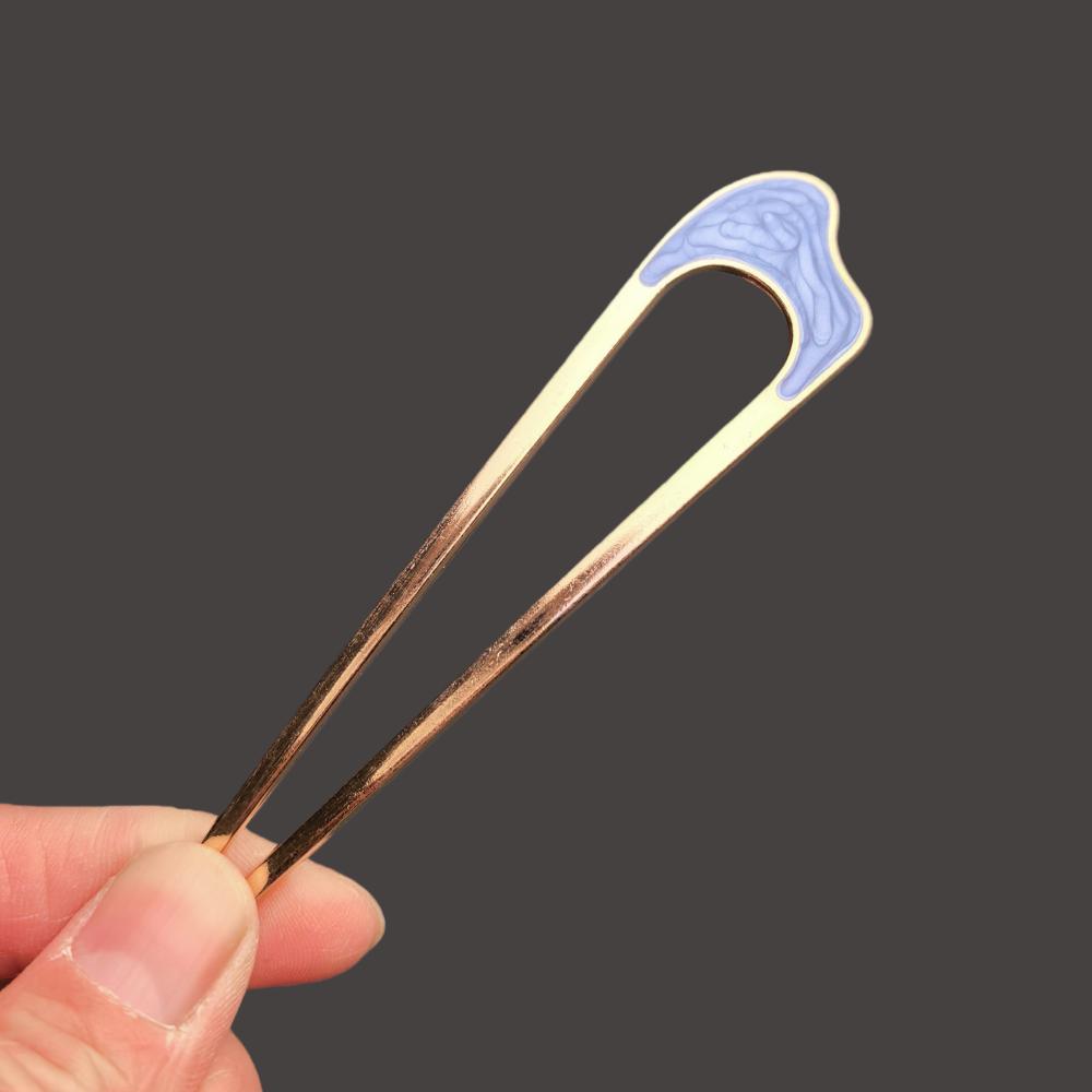 New Pearl Hairpins Korean U-shaped Metal Shell Hair Clip Pins Women Girls Hair Sticks Bun Maker Hair Styling Accessories Gifts