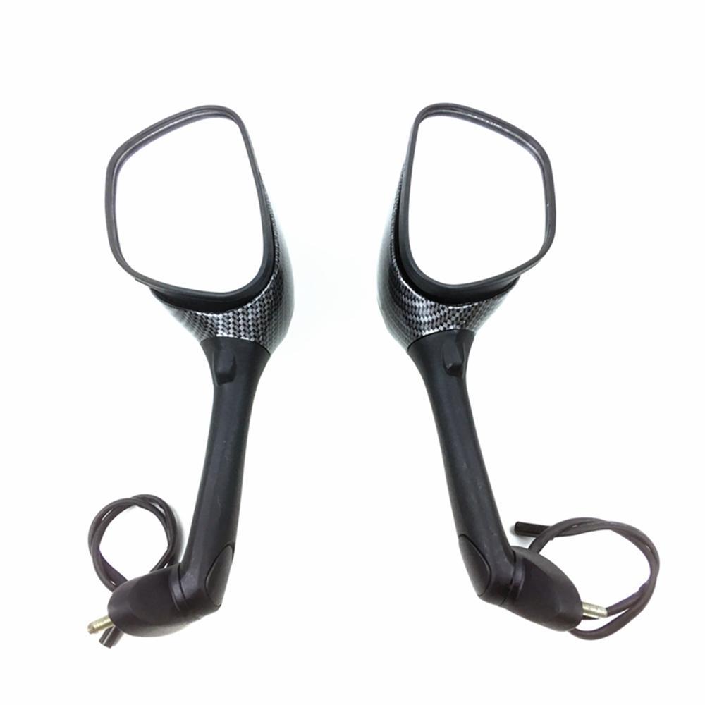 For Suzuki GSXR Motorcycle Rearview Side Mirrors for Suzuki GSXR 600 750 1000 with Turn Signal Light K6 K7 K8 Mirror