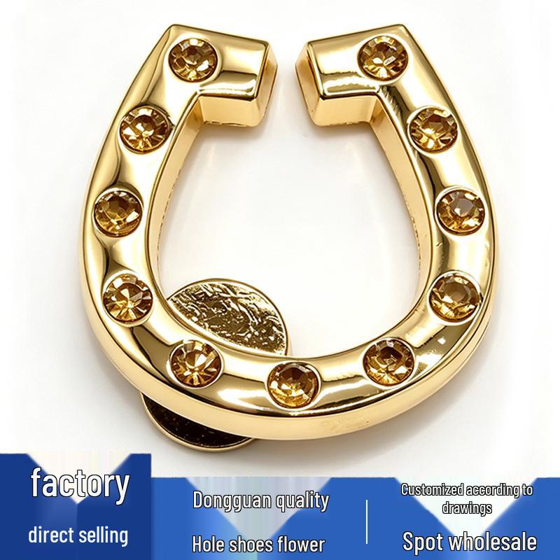 Demon Series Metal Flower Shoe Buckles: Versatile Cute Hole Shoe Decorations