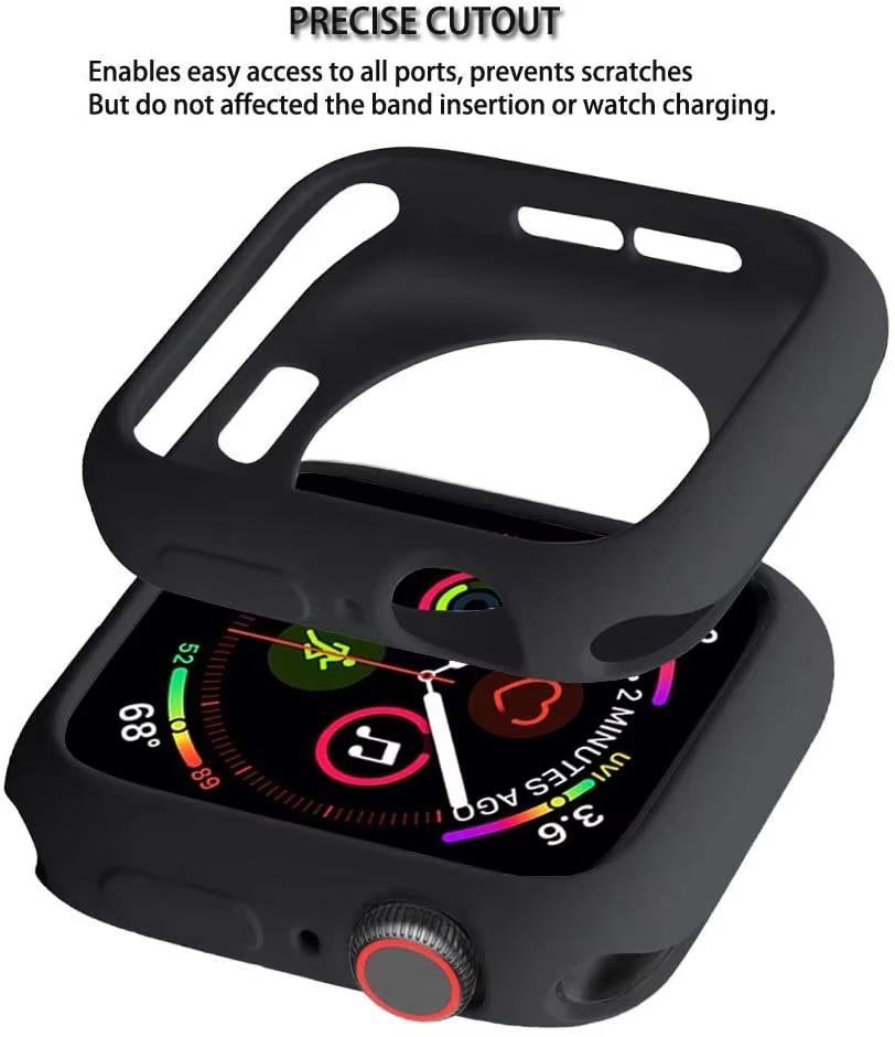 Case for Apple Watch Series 11 10 46mm 42mm Accessories Soft Silicone Protective Shell Bumper iwatch series 10 46 mm 42 mm Cover