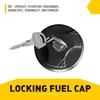 For Fiat 500/500C 2007-2016 Fuel Petrol Diesel Filler Locking Tank Cap With 2 Keys Car Replacement Parts Accessories