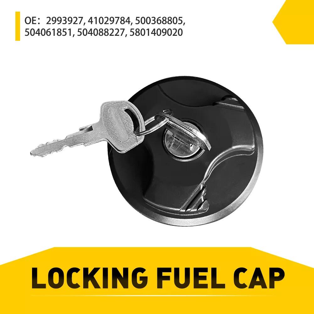 For Fiat 500/500C 2007-2016 Fuel Petrol Diesel Filler Locking Tank Cap With 2 Keys Car Replacement Parts Accessories