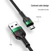 2m Nylon Braided Android 6A Fast Charging Micro USB Cable