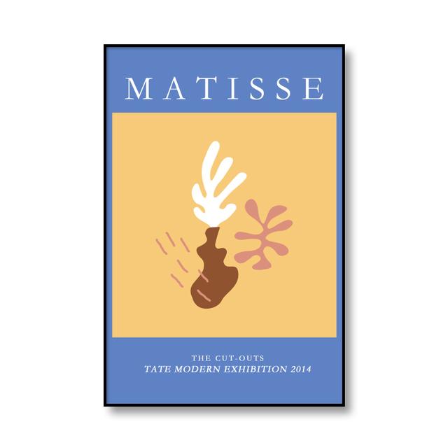 Abstract Home Decoration Canvas Art Painting French Henri Matisse Blue Nude Posters HD Cutout Print Wall Picture For Living Room