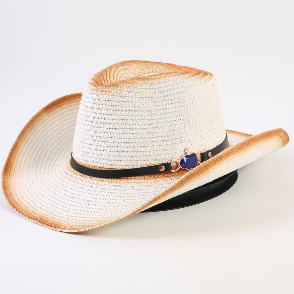 Bestselling Western Cowboy Hats for Men and Women, Fashionable Sunshade Straw Hats, Outdoor Western Cowboy Hats