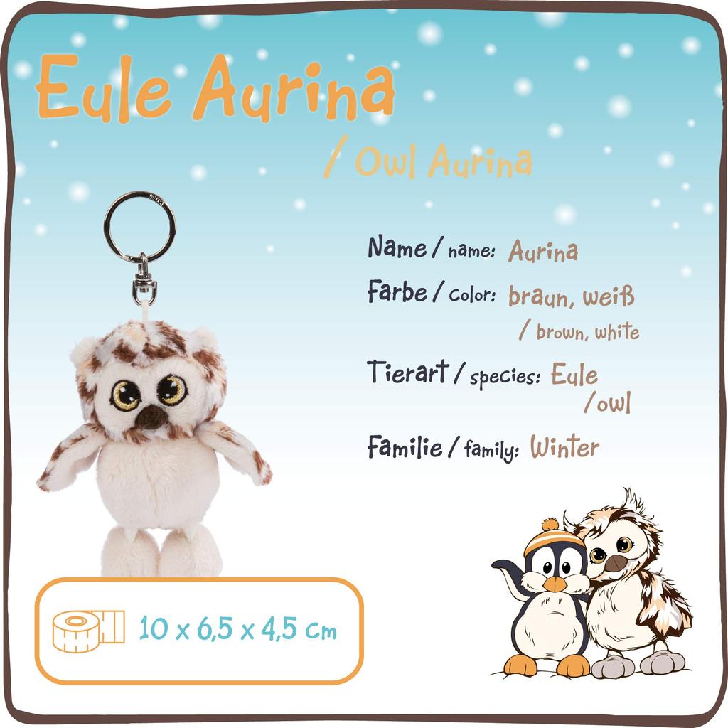 NICI BB Winter 20 Owl Lina 10cm 3045721