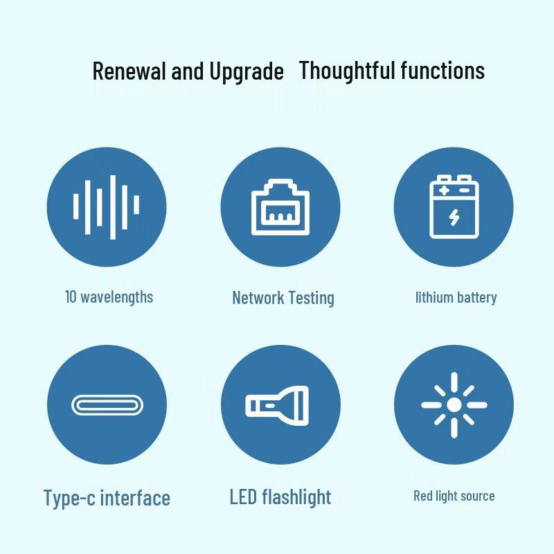 

TEKCN TC-200 Fiber Optic Power Meter with VFL
