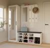 Open Shoe Cabinet Tallin White
