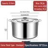 Homeglen Thickened Stainless Steel Multi-Purpose Pot with Lid