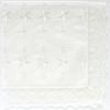 Paul Joe Accessoires Handkerchief Floral Lace Large 58cm White & 001632-0001