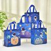 The New Non-woven Fabric Printed Handbag Cartoon Print Astronaut Toy Storage Backpack Large Capacity Candy Gift Bag