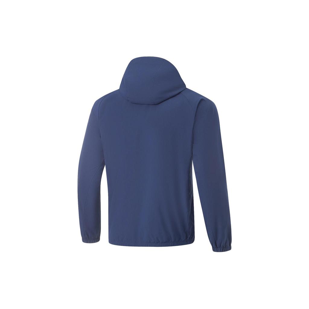 Li Ning Fitness Series Trench Coat Men's Dark Ship Blue AFDU089-3
