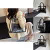 Stylish Transparent Jelly Tote Bag For Women Spacious And Trendy Summer Design