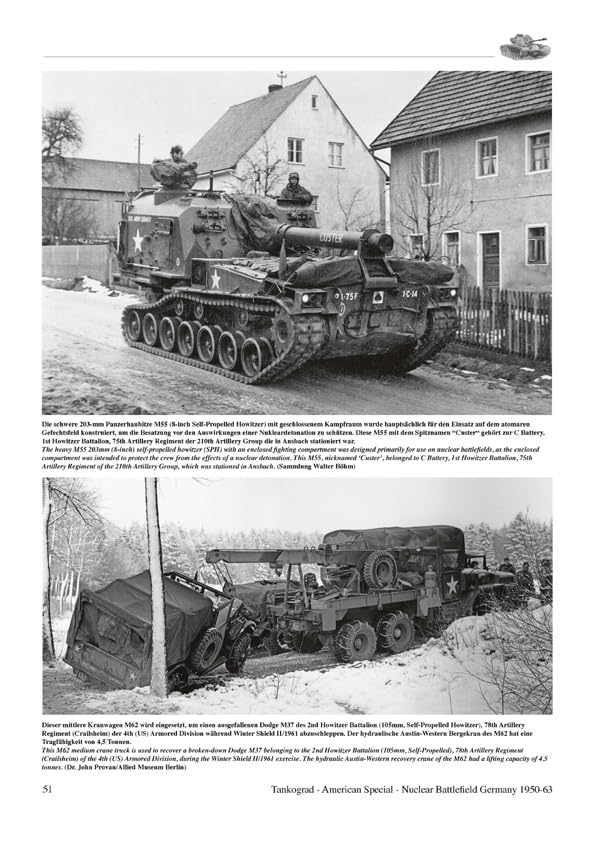 Frontline of Nuclear War Germany Model Book of Army Vehicles in West Germany in the Early Cold Tankograd 1950-63 U.S. War, TG-US3054