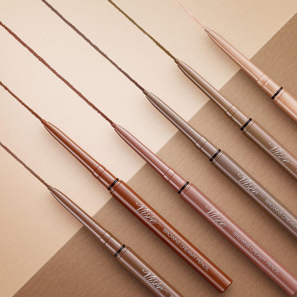 Visee Crayon eye-liner crémeux Riche Browns non parfumé BR303 Greige Brown 0,1 g (x 1)