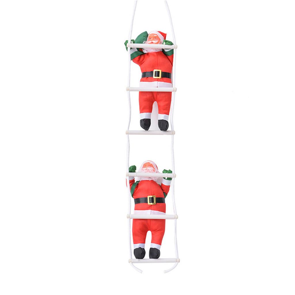Christmas 25m Santa Ladder Furniture Doll Pendant Christmas Decoration 25CM Three Ladder