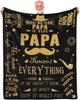 Gifts for Dad Blanket Birthday Gifts for Dad Dad Gifts from Daughter Gifts for Dad Who Wants Nothing Throw Blankets 60"x50"